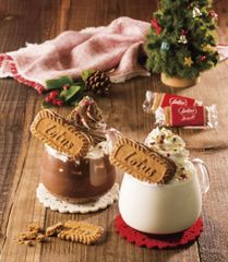 セガフレード×コーヒーによく合うビスケット「ビスコフ」　見た目もかわいい“クリスマスドリンク”を11月14日に発売