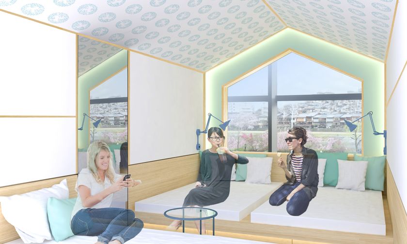 ― 「京阪三条南ビル」をリノベーション ―
２０１８年春 カフェ業態と融合した新たな宿泊施設
「（仮称）Cafetel 京都三条 for Ladies」をオープン