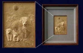 Ｋ24  額「親愛宝珠」