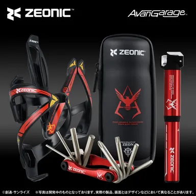 ZEONIC社製 シャア専用サイクルグッズセット 3