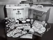 1955年以降機内でサービスした日本食品