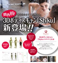 3Dでカラダの変化を可視化する関西初！最先端のボディスキャン Styku(スタイク)導入について