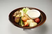 国産野菜のオーブン焼き～チーズフォンデュ風