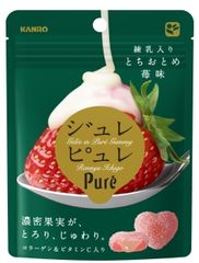 この冬の“ジュレピュレ”『ジュレピュレ　練乳入りとちおとめ苺味』2017年11月21日(火)新発売