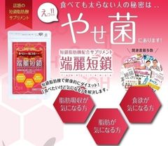 “やせ菌”を増やし、ダイエットや美肌をサポート！「短鎖脂肪酸」配合サプリメント『端麗短鎖』を12月1日に発売