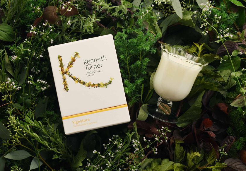 イギリスで注目されるホームウェアブランド
「ケネス・ターナー フローラルクチュール」
コレクションから
アロマキャンドルとディフューザー
11月10日（金）発売