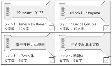 有料名入れサービス