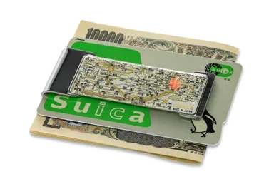 ICカードクリップ　東京回路線図　白