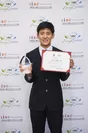 最優秀賞を受賞した聖光学院中学校高等学校2年 中山 隆輝さん