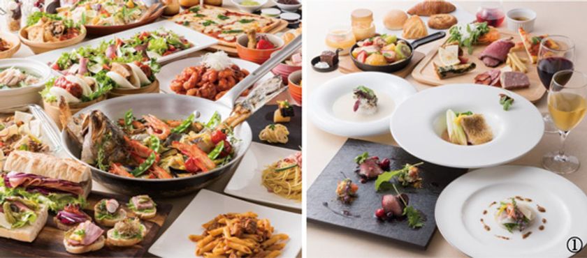 バイキング料理に加え、
7種のテーブルオーダー制メニューも食べ放題！
“コース仕立てでも愉しめる”冬のディナーバイキング開催
レストラン「ブールヴァール」にて2017年12月5日（火）より