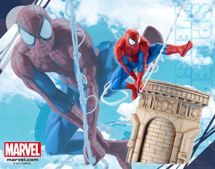 NYを駆ける親愛なる隣人を大迫力の1/6スケールで!
「ARTFX スパイダーマン ウェブスリンガー」