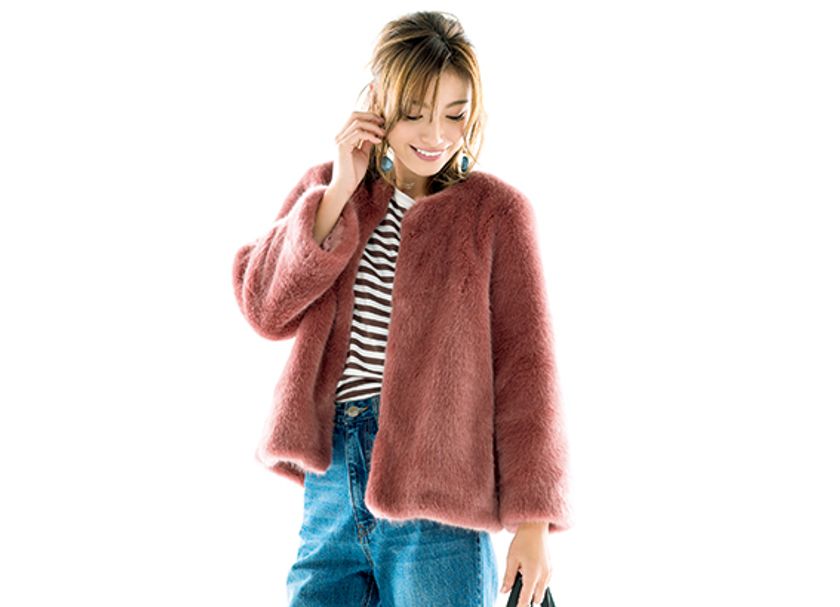 木下優樹菜さんが着こなす
「プチプラに見えない」流行アウター図鑑
『mamagirl』冬号 2017年11月28日（火）発売！