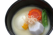 京都の冬の味覚　白味噌の雑煮