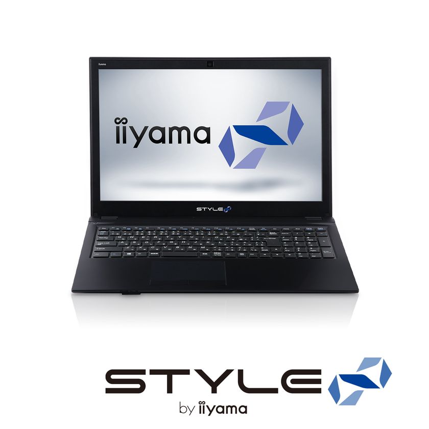 iiyama PC、「STYLE∞（スタイル インフィニティ）」より
第8世代Core(TM) i5搭載の15型フルHDノートパソコンを発売