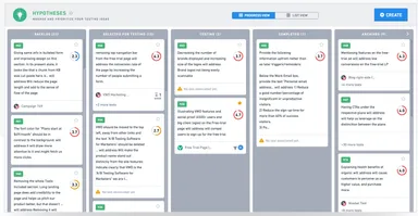 プロジェクト管理画面