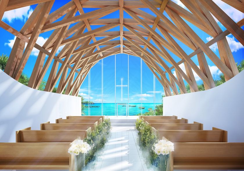 360度海に囲まれたリゾートアイランドに
光溢れる木組みのチャペルが誕生
「ハイアット リージェンシー 瀬良垣アイランド 沖縄」
『瀬良垣島教会』2018年9月1日(土)オープン予定
