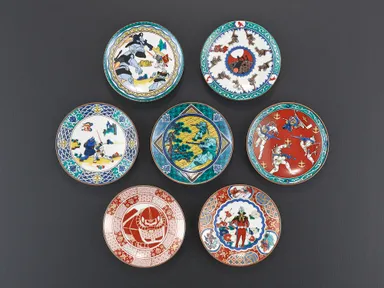 九谷焼ガンダム　豆皿7点セット