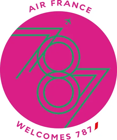 エールフランス航空B787-9　ロゴ