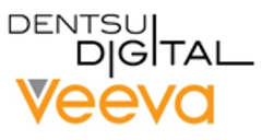 株式会社電通デジタル、Veeva Japan株式会社のロゴ