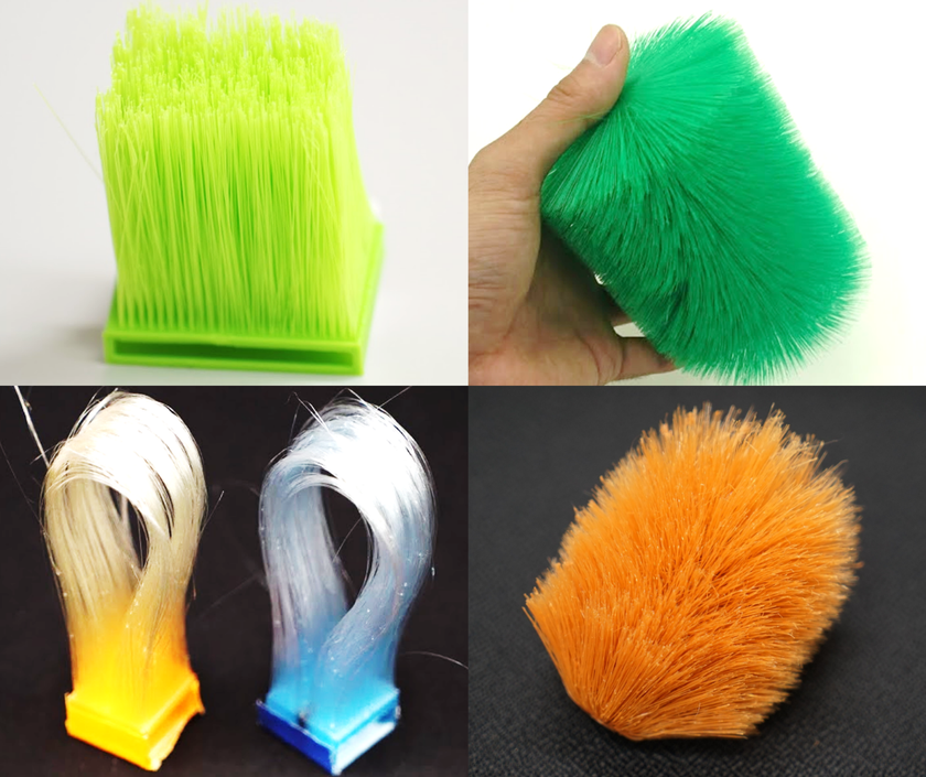 先端数理科学研究科 高橋治輝さん
3Dプリンタの新たな造形方法を開発
～高密度な「毛」を3Dプリント～