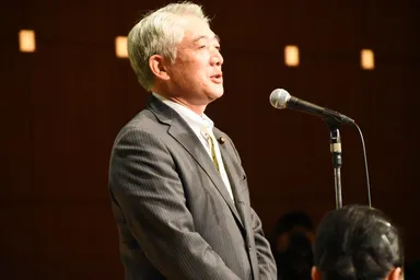 八幡平市議会議長　古川 津好氏のあいさつ