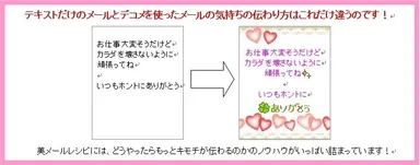 気持ちが伝わるデコメ