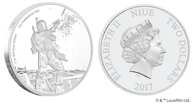 ボバ・フェット 2ドル銀貨