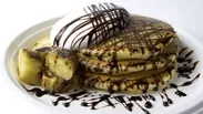 yelo CAFE　チョコバナナクリームのパンケーキ