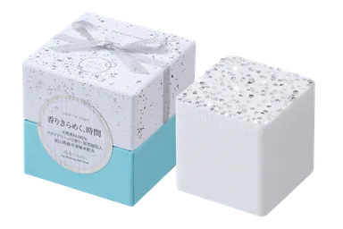 「香りきらめく、時間」アクアグリーンの香り(星型銀箔入り)