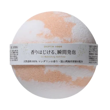 「香りはじける、瞬間発泡」マンダリンの香り