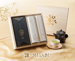 新商品「雅」-MIYABI-　新年のご挨拶や、お歳暮ギフトにおすすめ　「日本茶AWARD2017」においてプラチナ賞受賞の日本茶専門店　新緑園が高級ギフトを販売開始