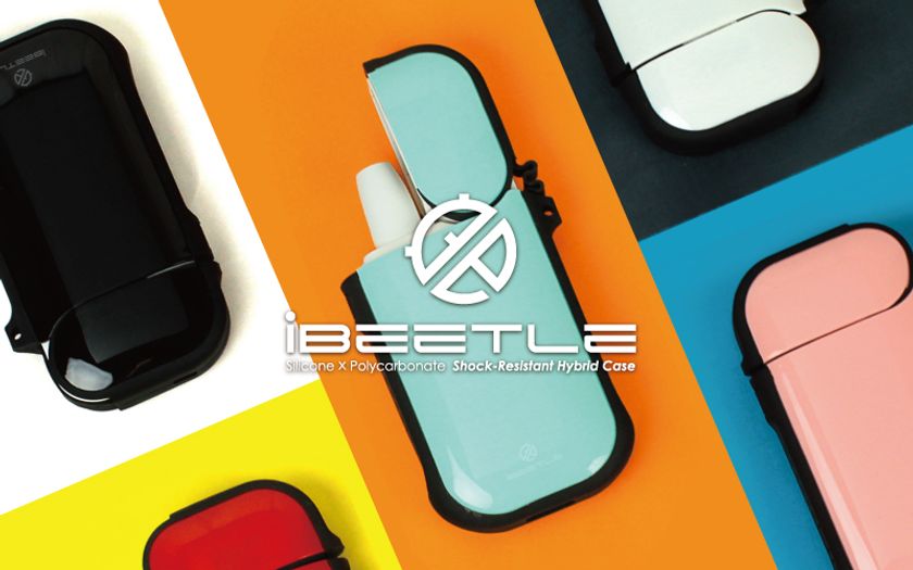 コロンとしたかわいいフォルムでIQOSをしっかり保護！
ハード&ソフト素材による独自のニ層構造
「Fantastick iBeetle for IQOS」
12月20日(水)18時に販売開始