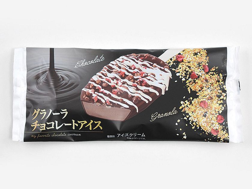 今度のアイスはグラノーラ！
グラノーラチョコレートアイス　
１２/２６（火）より数量限定発売
