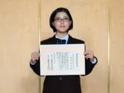 「日本数学検定協会賞」受賞者の吉田 桃子さん