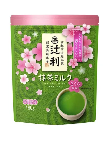 辻利 抹茶ミルク さくら風味