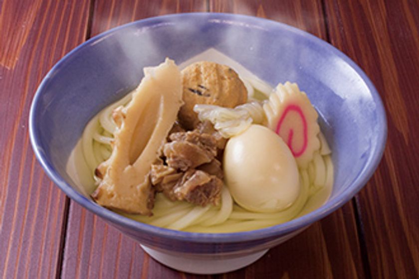 阪急そば50周年特別記念 第4弾
『おでんそば・うどん』『かき揚げ五目そば・うどん』 新登場！
2018年1月10日（水）より阪急そばにて販売