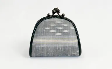 琉球かすり　がま口