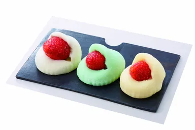 浅草梅園　いちご大福～魅惑の餡、食べ比べ～