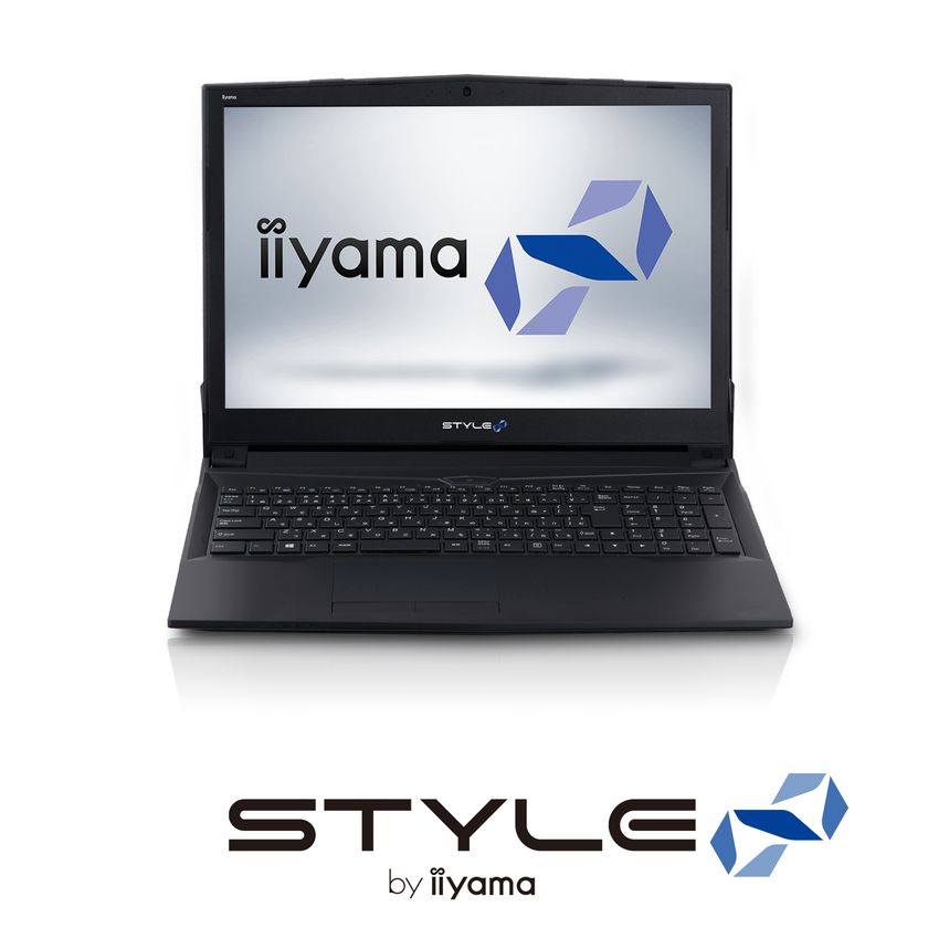 iiyama PC、「STYLE∞（スタイル インフィニティ）」より
モバイル向けのGeForce(R) MX150と第7世代Core(TM) i7を搭載した15型フルHDノートパソコンを発売