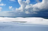 冬の鳥取砂丘