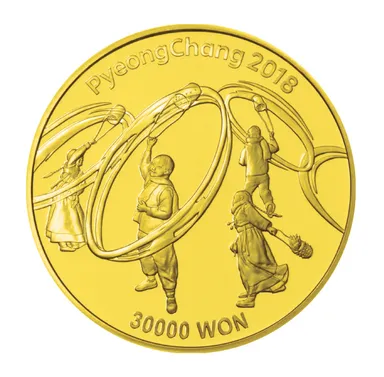 ジュウィブルノリ金貨 裏面