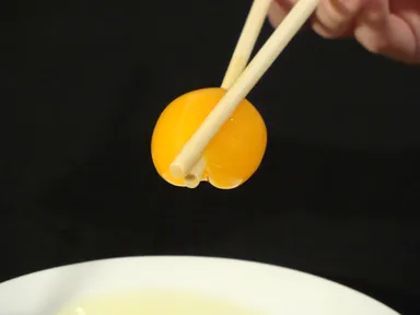 しっかりとした黄身