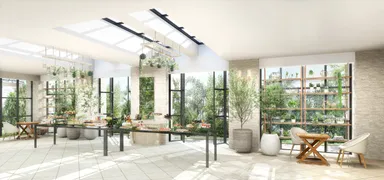 オランジェリー　前室