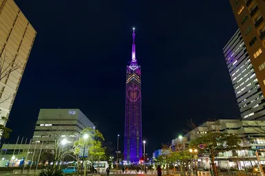 毎年好評！ハートのイルミネーション