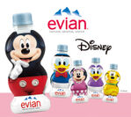 「エビアン ディズニーデザインボトル 310ml」が2月19日に新発売　こどもから大人まで！ディズニーキャラクターで楽しく水分とミネラル補給
