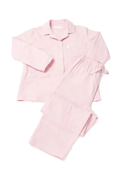 プラウシオン3重ガーゼレディースパジャマ(ピンク)