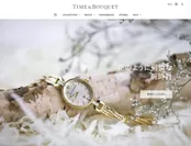 「Time＆Bouquet」販売サイトの画面イメージ