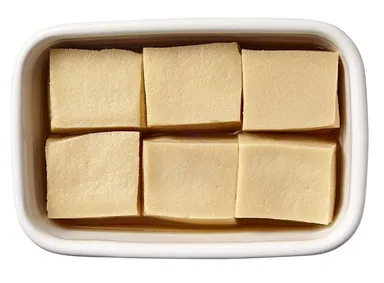 高野豆腐のレンチンだしびたし