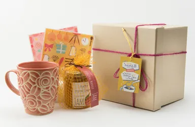 mama茶 meets みしまマンゴージャムセット マグカップ付き(ピンクローズ)