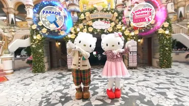 「Sanrio Puroland VR」体験イメージ　　(C)1976,1990,1999,2001,2013,2018 SANRIO CO., LTD.